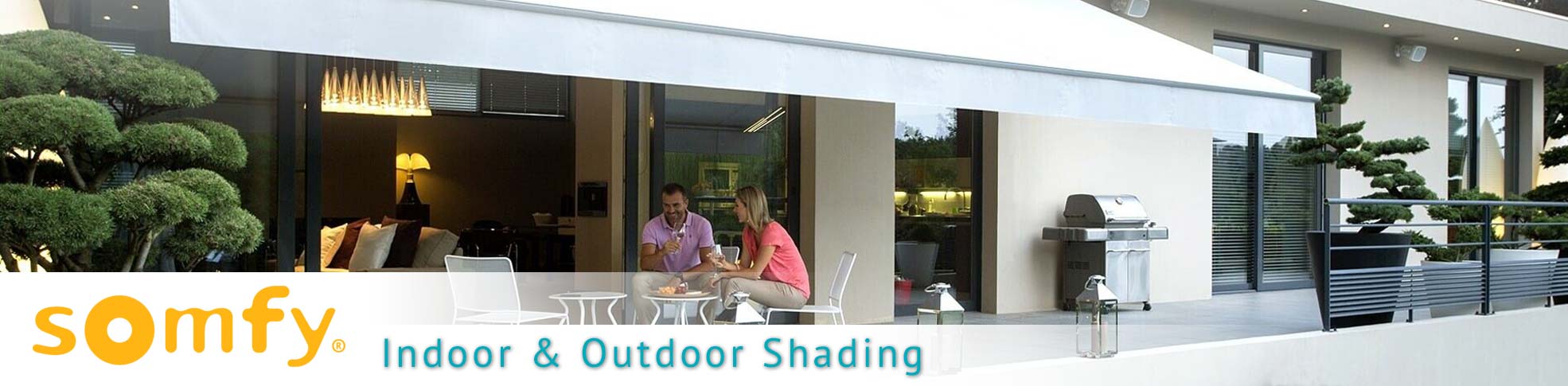 Somfy outdoor awnings installation for Orlando, Winter Park, Winderemere FloridaL